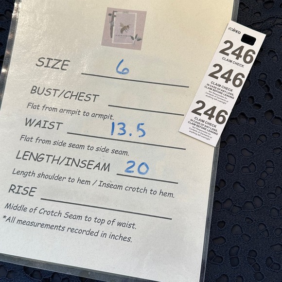 REISS Mallory Lace A-Line Skirt Size 6 Night Navy Blue Knee Length Pockets - Picture 8 of 9